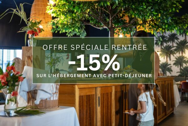 Archipel offre rentrée 2024 15 % de remise avec petit déjeuner