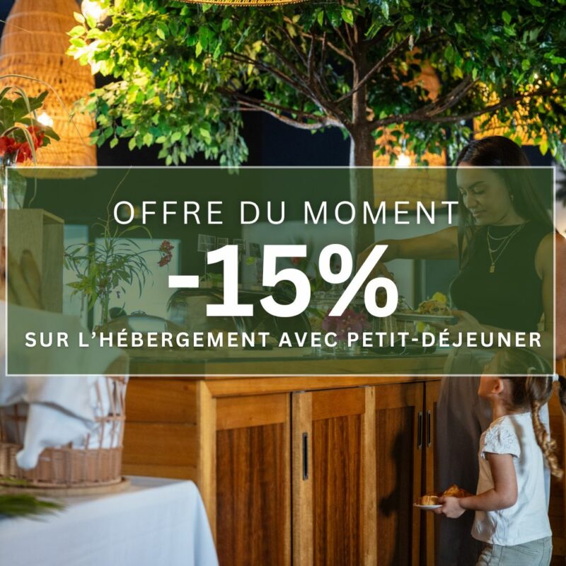 Archipel offre du moment -15% avec petit déjeuner